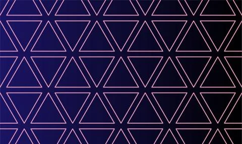 Abstract seamless pattern with triangles sign border stroke background. Eps 1 Illustrazione stock