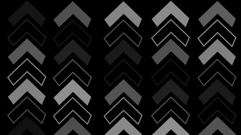 Abstract seamless pattern of turquoise chevron arrows modern geometric desi.. Stock Footage 337091475