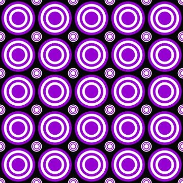 Abstract seamless pattern - vector circle background illustration Illustrazione stock