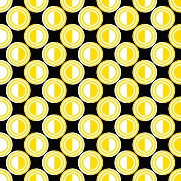 Abstract seamless pattern - vector circle background 스톡 일러스트