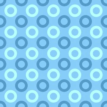 Abstract seamless pattern - vector circle background Stock Illustration