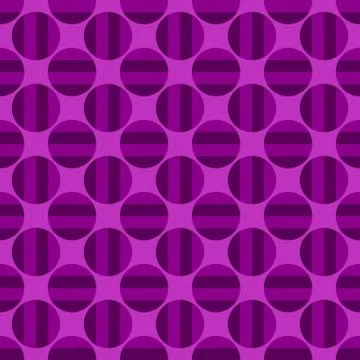 Abstract seamless pattern - vector circle background Illustrazione stock