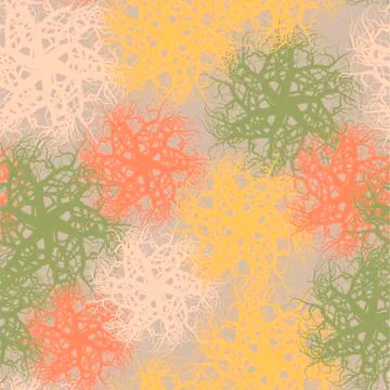 Abstract seamless pattern. Vector flat style illustration Stock Illustration