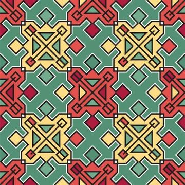 Abstract seamless pattern vector Stock Illustration