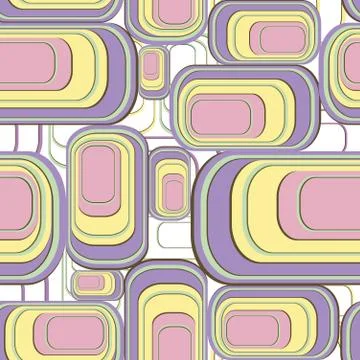Abstract seamless pattern, vector illustration Stock Illustration