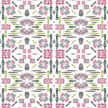 Abstract seamless pattern. vector illustration for your design Stock Illustration