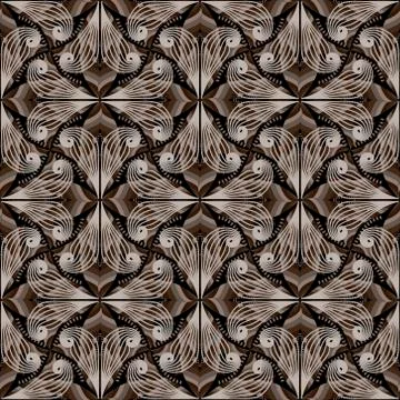 Abstract seamless pattern. Vector ornamental background. Modern repeat decora 스톡 일러스트