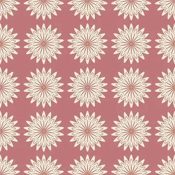 Abstract seamless pattern vector print. 60s and 70s years style background Stock Illustration