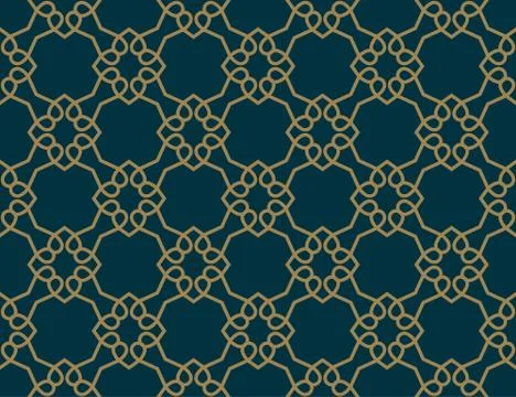 Abstract seamless pattern, Vector seamless pattern. Repeating geometric ornam Stockillustratie