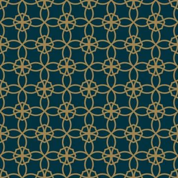 Abstract seamless pattern, Vector seamless pattern. Repeating geometric ornam Illustrazione stock