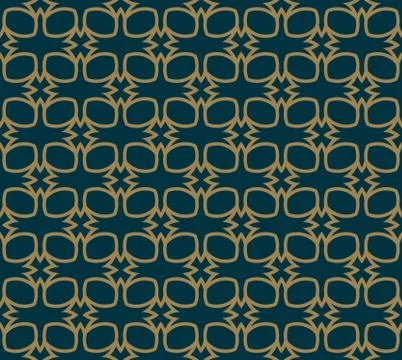 Abstract seamless pattern, Vector seamless pattern. Repeating geometric ornam Stock Illustration