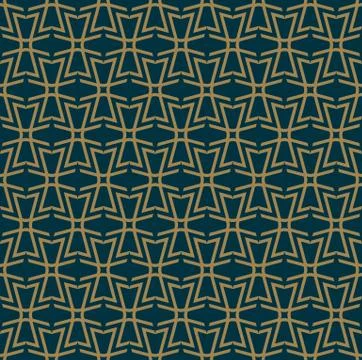 Abstract seamless pattern, Vector seamless pattern. Repeating geometric ornam Stock Illustration