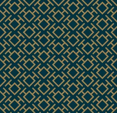 Abstract seamless pattern, Vector seamless pattern. Repeating geometric ornam Stock Illustration