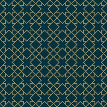 Abstract seamless pattern, Vector seamless pattern. Repeating geometric ornam Stock Illustration