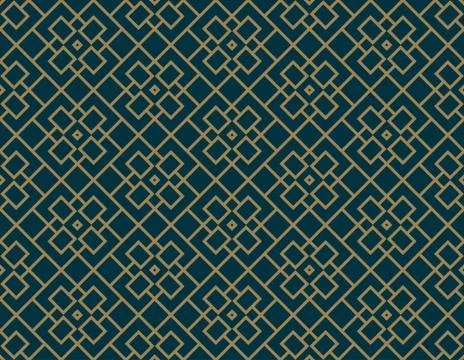 Abstract seamless pattern, Vector seamless pattern. Repeating geometric ornam Illustrazione stock