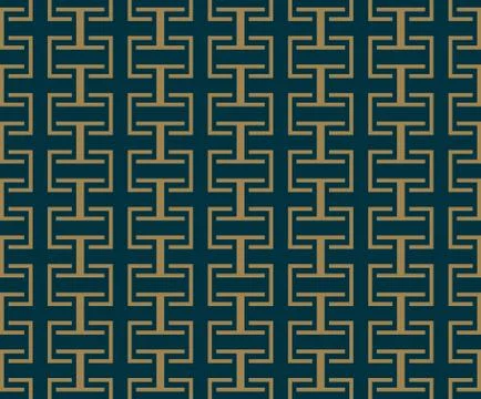 Abstract seamless pattern, Vector seamless pattern. Repeating geometric ornam Stock Illustration