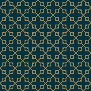 Abstract seamless pattern, Vector seamless pattern. Repeating geometric ornam Stock Illustration