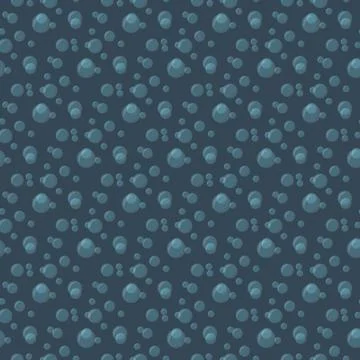 Abstract Seamless pattern with Water bubbles vector background イラスト素材