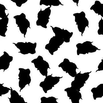 Abstract Seamless Pattern with Watercolor Spots. Stock Illustration