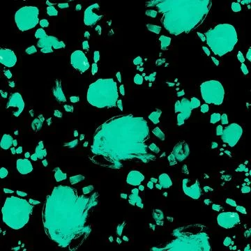 Abstract Seamless Pattern with Watercolor Spots. Stock Illustration