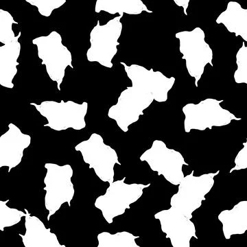 Abstract Seamless Pattern with Watercolor Spots. Stock Illustration