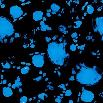 Abstract Seamless Pattern with Watercolor Spots. Stock Illustration