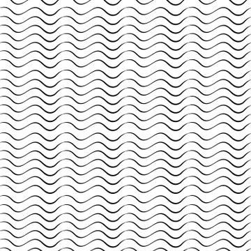 Abstract seamless pattern from waves 스톡 일러스트