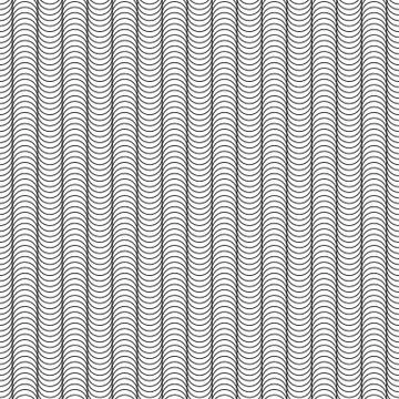 Abstract seamless pattern from waves. Stock Illustration