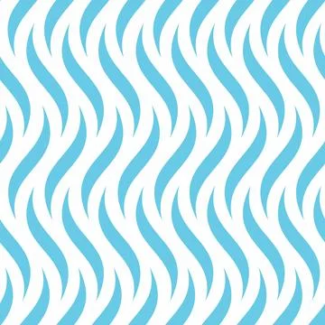 Abstract seamless pattern with waves. Stock Illustration