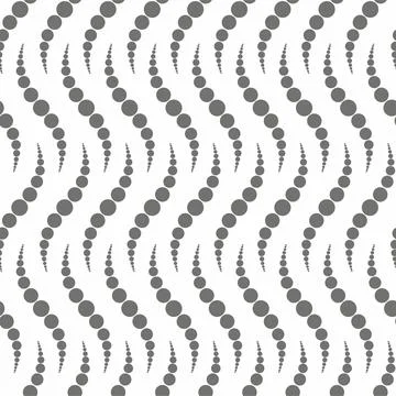 Abstract seamless pattern with waves. Stock Illustration