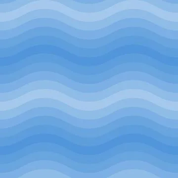 Abstract seamless pattern with waves. Stock Illustration