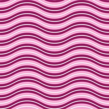 Abstract seamless pattern with waves. Stock Illustration