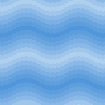 Abstract seamless pattern with waves. Stock Illustration