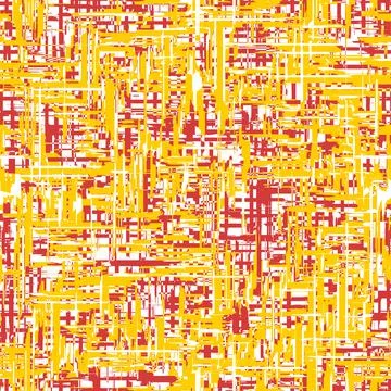 Abstract seamless pattern with white, yellow, and red irregular jagged lines. Stock Illustration