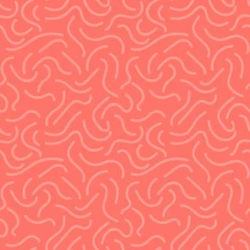 Abstract seamless pink banner. Vector illustration. Stock Illustration