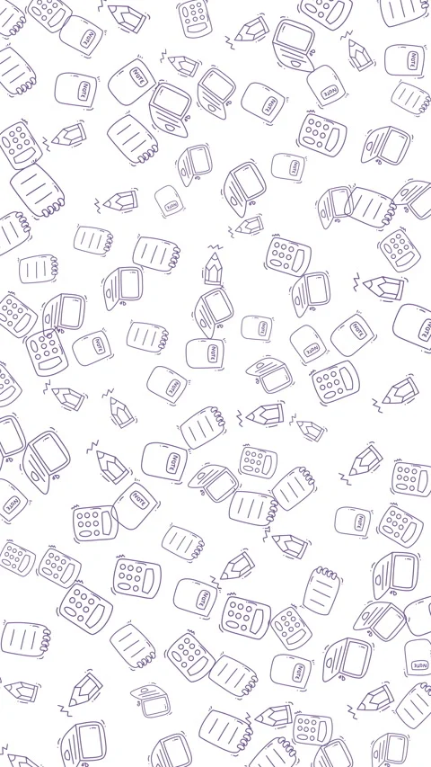 Abstract seamless purple geometric dashed line pattern on white background .. Stock Footage 338164181