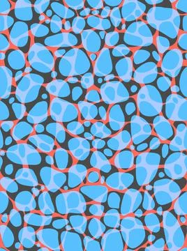 Abstract seamless raster pattern with an effect of transparency, several layers Stock Illustration
