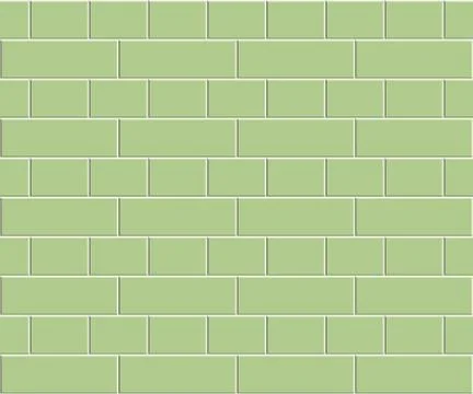 Abstract seamless rectangle pattern. Light green ceramic floor tiles. Concret Stock Illustration