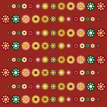 Abstract seamless red pattern season holidays Stock Illustration
