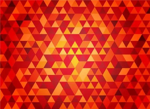 Abstract seamless red triangular geometric shape background イラスト素材