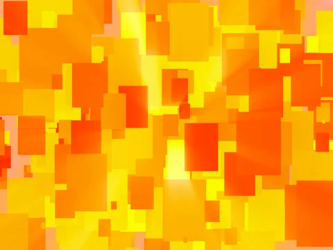 Abstract seamless red, yellow and orange bokeh squares light background Stock Footage 71399737