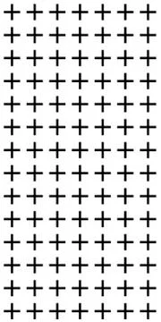 Abstract seamless repeat pattern with cross shapes in black and white. Stock Illustration