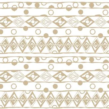 Abstract seamless repeat pattern with random rough, twisted part of triangles Stock Illustration