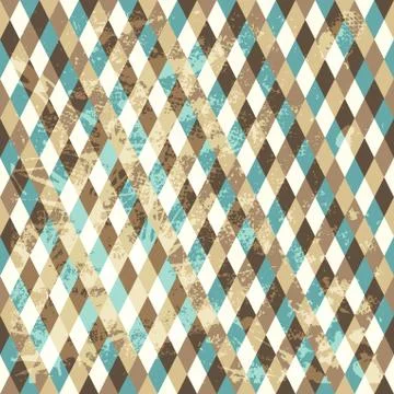 Abstract seamless repeat pattern with rhombs 스톡 일러스트