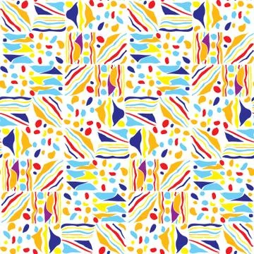 Abstract seamless repeating ethnic background Stock Illustration