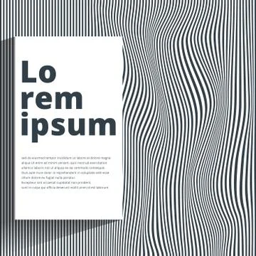 Abstract Seamless ripple pattern. Repeating vector texture  Wavy graphic back Stock Illustration