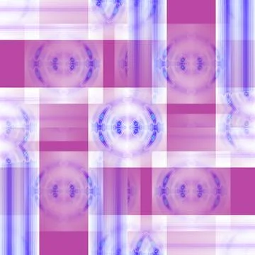 Abstract seamless round pattern violet purple white shifted Stock Illustration