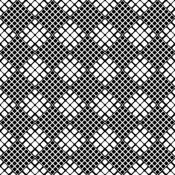 Abstract seamless rounded diagonal square pattern background Stock Illustration