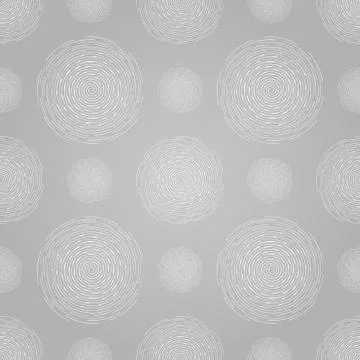 Abstract seamless spiral design pattern. Circular, rotating background, vector Illustrazione stock