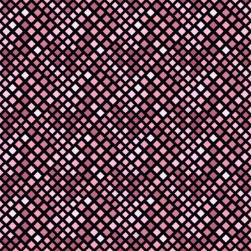 Abstract seamless square pattern background - pink vector design Illustrazione stock